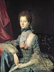Dronning Charlotte Sophia (1744-1818) kone til kong George III (ca. 1765)